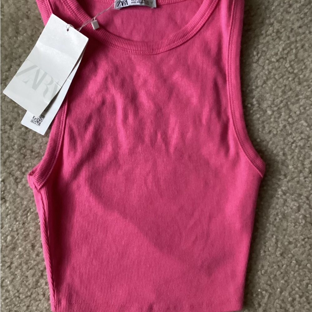 COPY - zara pink ripped top